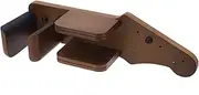 Solid Wood Guitar Wall Holder Rack Showcase for Ukulele Bass Mandolin Rustic Home Wall Decoration