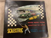 VINTAGE SCALEXTRIC COMPETITION CAR SERIES MODEL RACING SET NOS LIONEL TRIANG