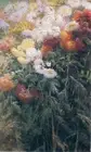 Gustave Caillebotte Clump of Chrysanthemums 1890 17"x 22" Archival Art Print