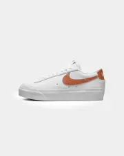 [Nike] Nike Women's Blazer Low Platform White/metallic - Size 6 6 White/Metallic