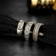 Three Piece Bohemian Toe Ring Set