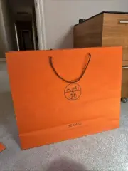 hermes paper shopping bag