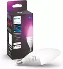 Smart 40W B39 Candle-Shaped LED Bulb - White and Color Ambiance Color-Changing L