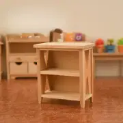 1:12 Scale Dollhouse Miniatures Furniture Shelf Locker Plain Unpainted Wooden