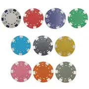 Bulk 500 Dice Edge Poker Chips 11.5 gram - Pick Your Colors