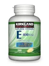 Kirkland Signature Natural VitaminE 400 IU Support Healthy Immune Heart Function 200 Soft Capsules