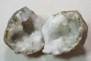 2 Crystal Geode Pieces from Morocco for Mineral Specimens