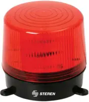 Steren 6-12 VDC Flashing Strobe Light - Red