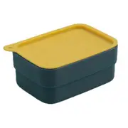 3Pcs Waterproof and Moisture-Proof Soap Storage Bracket with Sponge Cleaning Brush Rack Household Kitchen Soap Box