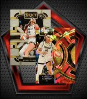 Kamilla Cardoso RC *2 Card Lot* 2024 Panini Select Red Ice #195 & #33 Sky WNBA