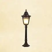 Outdoor lamp Vintage Outdoor Lawn Lantern Pillar Post Lamp European Garden Waterproof IP55 Antirust Aluminum Column Light Traditional E27 Garage Pavil