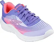 [Skechers] Girls Microspec Advance Sneaker, Lavendar/Neon Pink, US 11