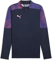 [PUMA] Men's Individualfinal 1/4-zip Top Knitted Jacket