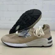NEW BALANCE 990v2 Kith Sneaker Men's Size US 10D Suede Tan Made In USA