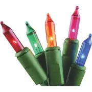 J Hofert Mini Incandescent Flashing Icicle Light Set - 2652
