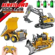 Remote Control Dumptruck Excavator Bulldozer RC Construction Real HeavyDuty