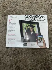 Aluratek - 9" WiFi Touchscreen IPS LCD Display Digital Photo Frame