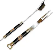NCAA Oklahoma State Cowboys Barbeque Fork and Grill Cleaner Set