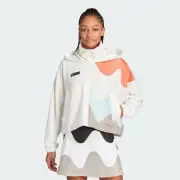 SZ L - ADIDAS X MARIMEKKO WOMEN’S PREMIUM JACKET, CLOUD WHITE/MULTICOLOR