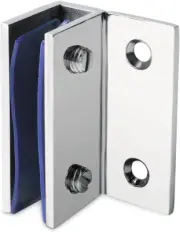 Glass Shelf Brackets 2Pcs, Adjustable Shower Glass Clamps, Heavy Duty Clamp Hold