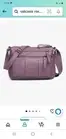 Volganik Rock Women's Soft Vegan Leather Taro Color Crossbody Bag. NEW Reduced