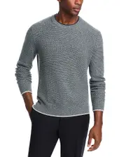 The Men's Store at Bloomingdale's Wool & Cashmere Jacquard Sweater - Exclusive