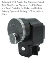 Automatic Fish Feeder for Aquarium, Small Auto Fish Feeder Dispenser for Mini