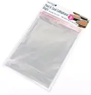 Party Central Premium Peel & Seal Cellophane Bags, 23 cm x 15 cm Size, (Pack of 50)