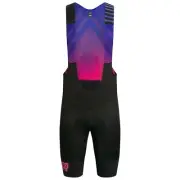 NEW Rapha Men's Pro Team Crit Bib Shorts L Cycling Black Red Purple Racing RCC