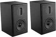 JSEIAJB 1 Pair Passive Range Monitor Studio Speakers Soundbox with 4 Inch Ribbon Tweeeter