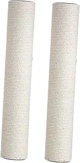 2pcs Cat Scratching Post Replacement Poles Wrapped Climbing Structures for Indoor Cats Sturdy Scratch Posts for Furniture Protection Easy to Install and Long Lasting