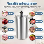Ham Maker Stainless Steel Meat Press Cooker with Thermometer Heat wuDHG
