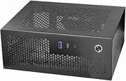 A09 Black Typec(10g)+USB3.0 Black Mini-ITX 0.8mm SPCC Desktop Computer Case Fit in Flex PSU