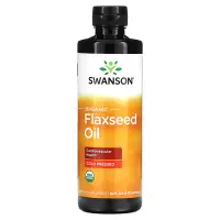 在飛比找iHerb優惠-[iHerb] Swanson 有機亞麻籽油，16 液量盎司