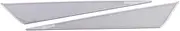 ZAPYVET for Porsche, 718 Boxster Cayman 2018 2019 2020 Central Control Loudspeaker Sound Chrome Speaker Cover Trim Frame Sticker Interior Vehicle Audio Speaker Frame(Silver)