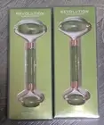 Lot of 2 Revolution Skincare London Jade Facial Roller Anti Puffin.