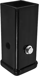 Mikinona Heavy-Duty Weld-on Hitch Receiver Tube with Black Paint Finish Square Steel Tube for Trailer Hitch Extensions and Attachments
