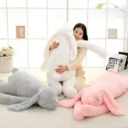 Animal 90cm 120cm Soft Cartoon Big Ear Bunny Plush Toy Rabbit Stuffed Pillow