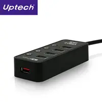 在飛比找PChome24h購物優惠-UH241C-B 4+1-Port USB3.0 Hub集線