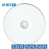 在飛比找蝦皮商城優惠-【Ritek錸德】代工 白色 滿版 可印式 亮面 CD-R 