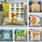 Book B-Bread Thief Cute Pillow Case Short Plush Pillow Printing Cushion Cover