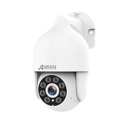 ANRAN 8MP PTZ Camera PoE Outdoor Home Security Surveillance 4X Zoom 2-Way Audio