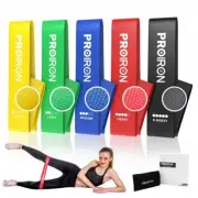PROIRON Resistance Loop Bands, Exercise bands Set of 5 Rubber Latex Anti-Slip
