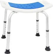 Aluminium Shower Seat Chair Stool Bench Soft Pad Adjustable Height