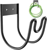 Hose Hanger Wall Mount | Heavy Duty Water Hose Hanger for Garage Outside | Metal Hose Reels Hose Rack for Garden Hose Expandable Hose Water Hose Extension Hose