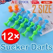 12× Sucker Darts Sucker Game Target Marker Competition Games Release Stress Toys