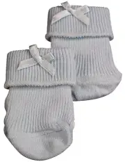 Tic Tac Toe Newborn Infant Baby Boys Ribbed Bootie Sock