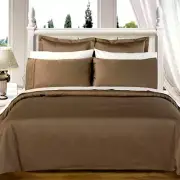 1200 Thread Count 100% Egyptian Cotton Bed Sheet Set 1200 TC TWIN Taupe Solid