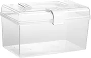koolsoo First Aid Empty Box Storage Case Portable First Aid Case Durable Organizer Container for Car Hiking Outdoor Activities Travel, 20cmx13cmx11.2cm