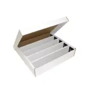 Bundle of 25 - 5000 ct Cardboard Baseball Card Super Monster 5-Row Storage Boxes